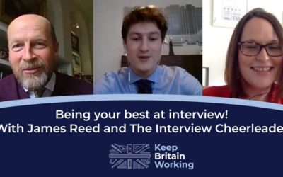 Be your best at interview! With James Reed and The Interview Cheerleader – Webinar