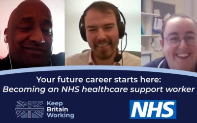 Your future career starts here: Becoming an NHS healthcare support worker – webinar