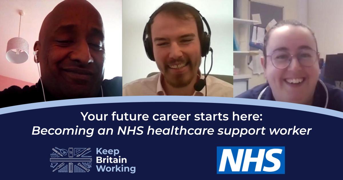 NHS healthcare support worker webinar