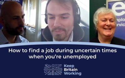 How to find a job during uncertain times when you’re unemployed – webinar