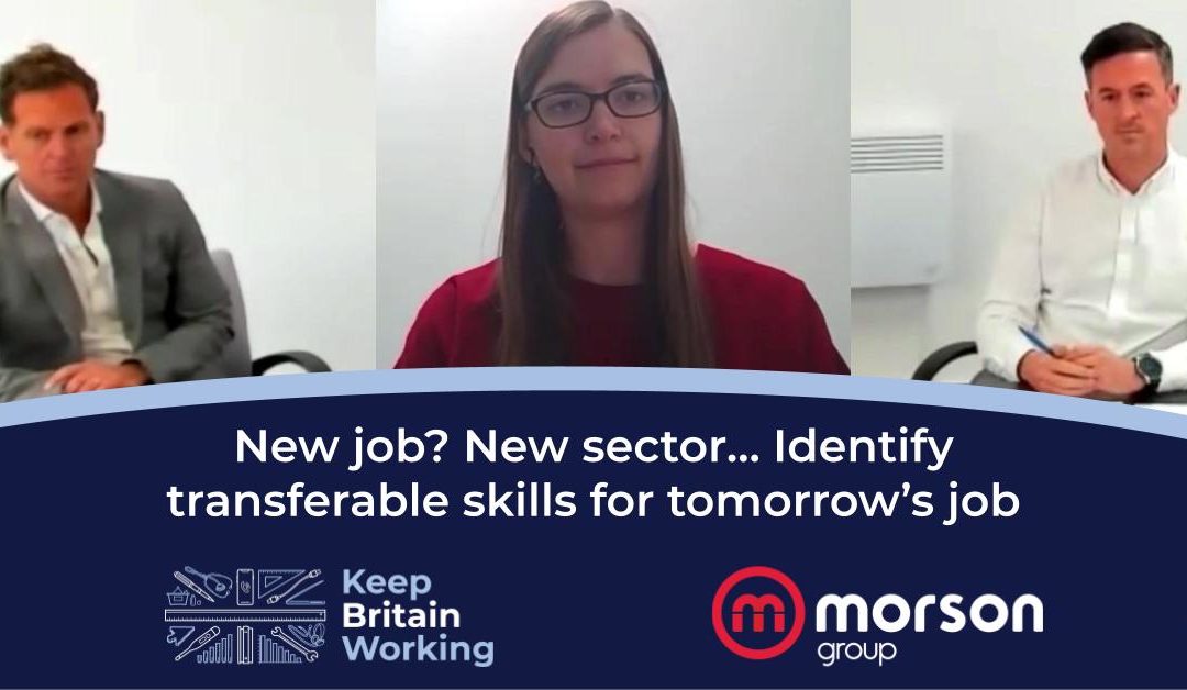 New job? New sector… Identify transferable skills for tomorrow’s job – webinar